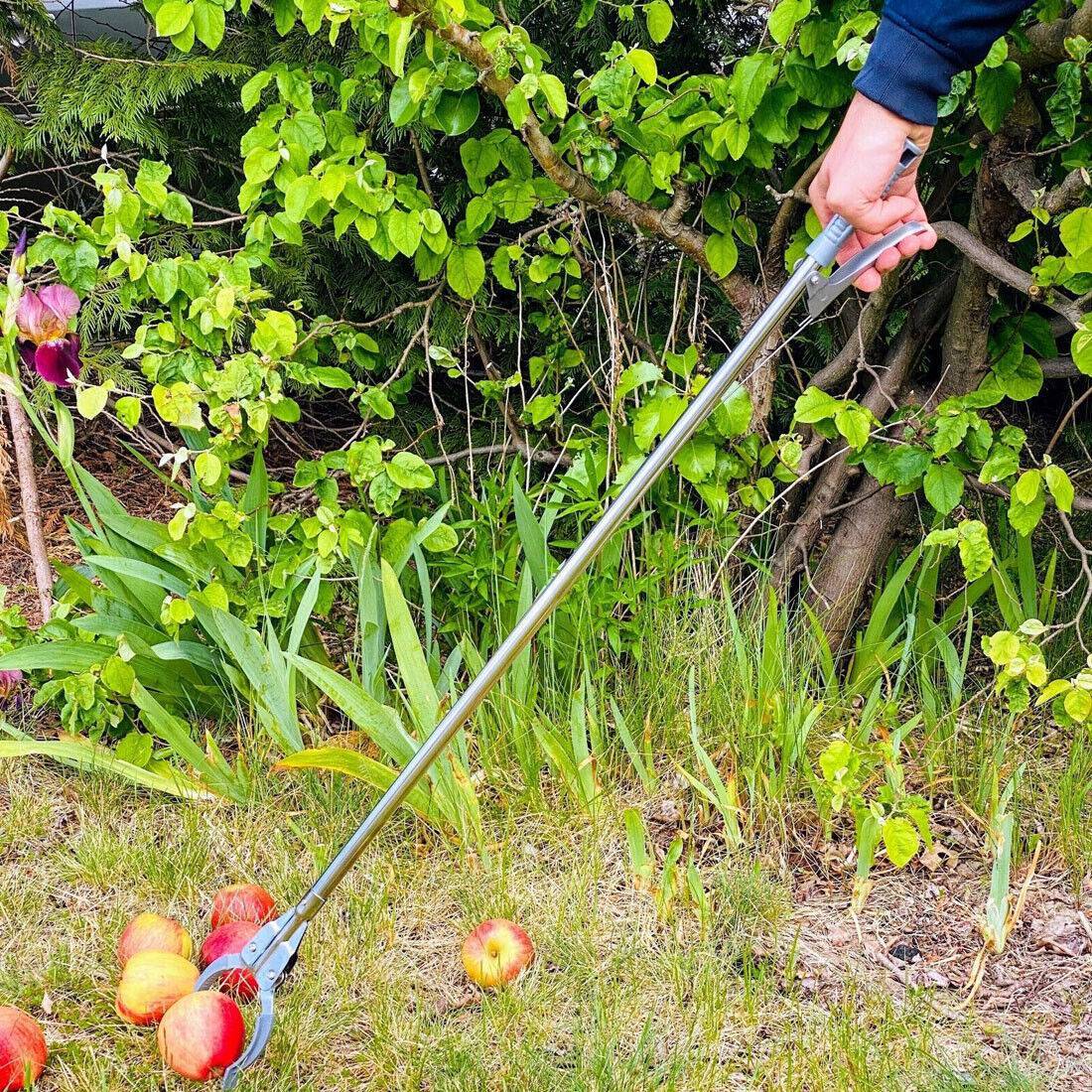 2er-Set Greifzangen aus Metall (94 cm) – Robuste Greifhilfe für Abfallentsorgung