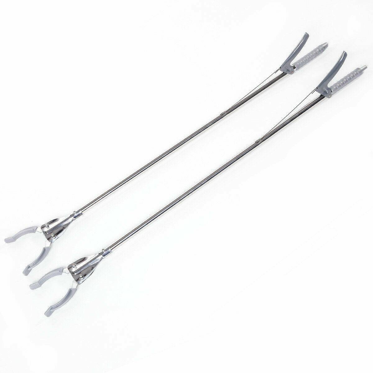 2er-Set Greifzangen aus Metall (94 cm) – Robuste Greifhilfe für Abfallentsorgung